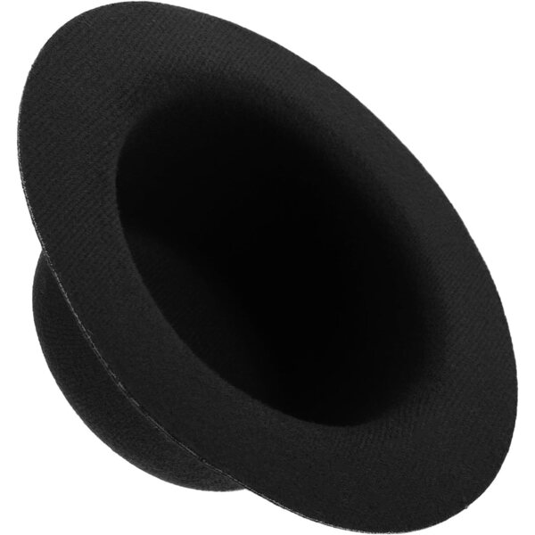 Alasum Mini Cappello Formale Nero per Bambole in Peluche Stile Lolita 13,5x5 cm
