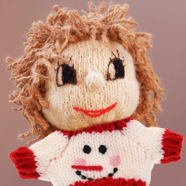 iplusmile Maglione in Peluche Rosso e Bianco per Bambole Miniature Natalizie