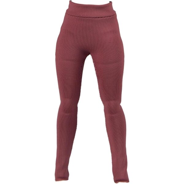 Colcolo Pantaloni Elastici Rosa Polverosa per Action Figure Femminile 1/12 6"