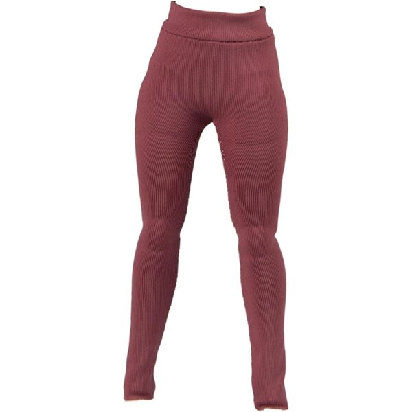 Colcolo Pantaloni Elastici Rosa Polverosa per Action Figure Femminile 1/12 6"
