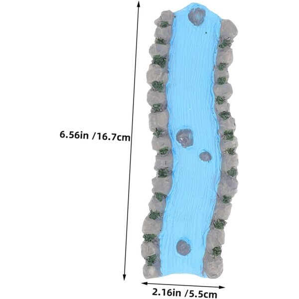 Fontana Miniatura in Resina per Giardino Fatato e Casa delle Bambole, Decorazione Realistica