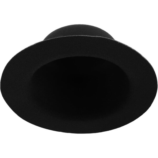 Cappello a Cilindro Lolita Nero per Bambole Miniatura - Accessorio Fai da Te Elegante