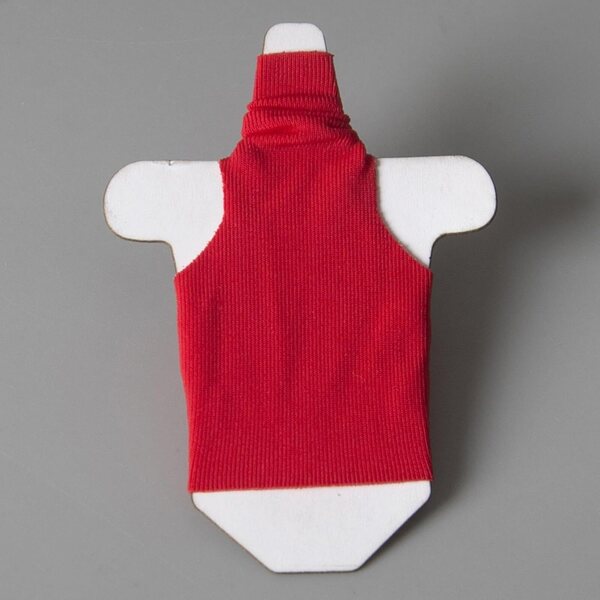 Modisches rotes Tanktop für die weibliche 6-Zoll-Actionfigur Jiuvaso im Maßstab 1:12