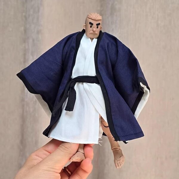 Taoistisches Kleiderset für 1/12 Figuren – Traditionelles Kostüm für 6-Zoll-Actionfiguren