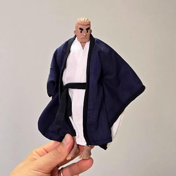 Taoistisches Kleiderset für 1/12 Figuren – Traditionelles Kostüm für 6-Zoll-Actionfiguren