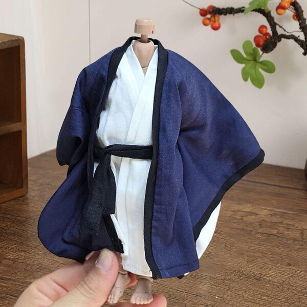 Taoistisches Kleiderset für 1/12 Figuren – Traditionelles Kostüm für 6-Zoll-Actionfiguren