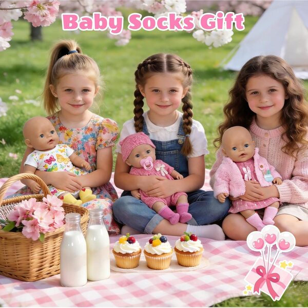 Set 6 paia calzini per bambole - Accessori moda YAEGIMHT
