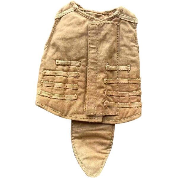 harayaa Gilet per Action Figure 1/6 Maschile Sabbia in Tessuto di Qualità