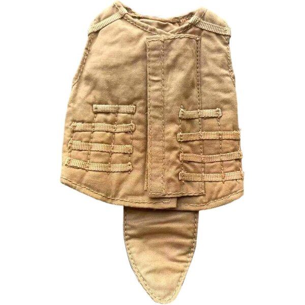 harayaa Gilet per Action Figure 1/6 Maschile Sabbia in Tessuto di Qualità