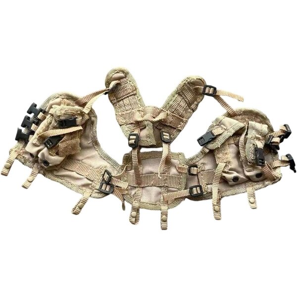 Oshhni Gilet da Esterno 1/6 per Action Figure 12'' con Tasche in Tessuto Retrò