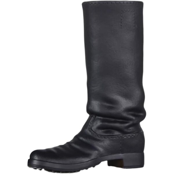predolo Mini Stivali alti 1/6 per Bambola 12" stile retrò ed elegante nero