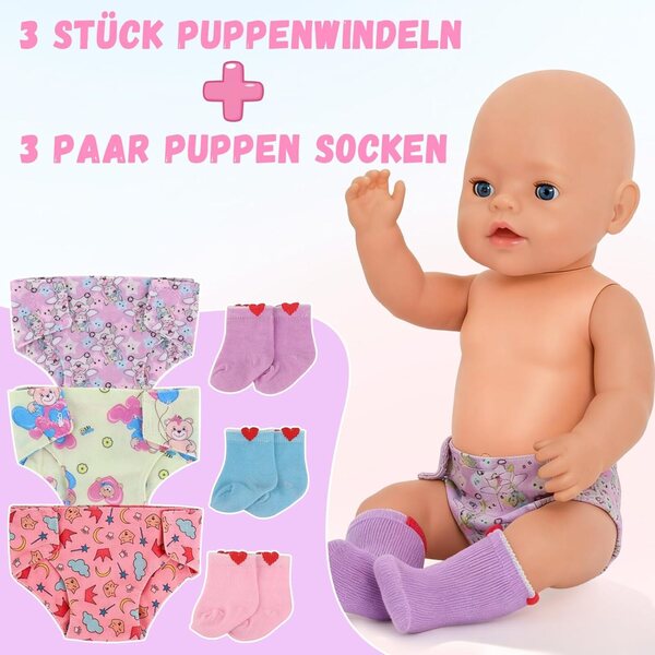 Calzini per bambole YAEGIMHT - Accessori morbidi e colorati per bambole