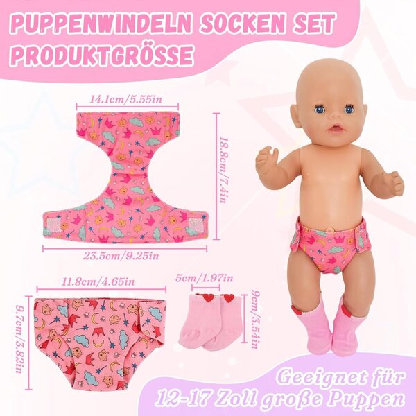 Calzini per bambole YAEGIMHT - Accessori morbidi e colorati per bambole