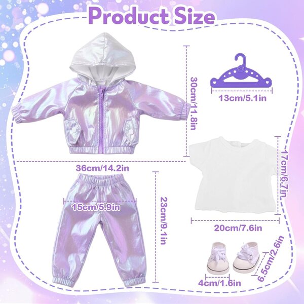 Bambola con Vestiti: Giacca e Pantaloni Originali YAEGIMHT per Bambini