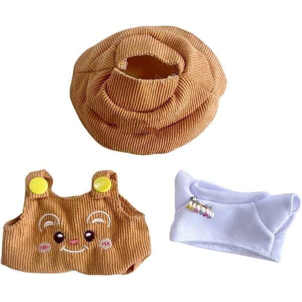 Abbigliamento elegante per bambole 17 cm in cotone di alta qualità con accessori raffinati