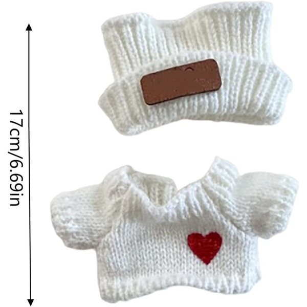Accessori abbigliamento all'uncinetto per bambole 17 cm - Generisch 2026 alta qualità