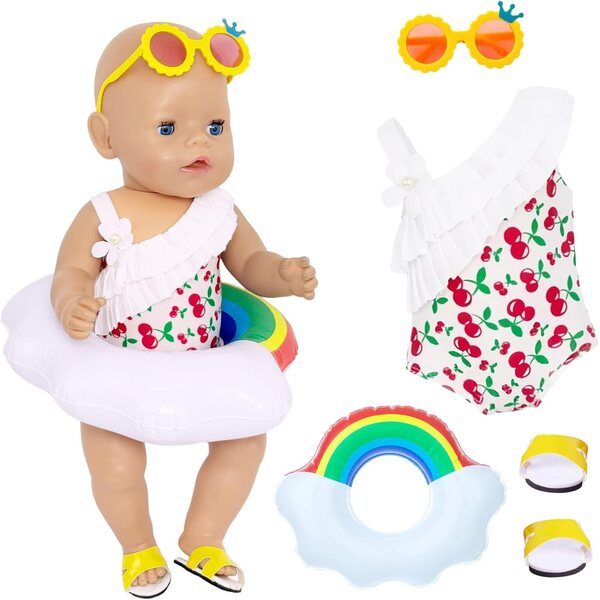 Cherry Costume da bagno per bambole 35-45,7 cm - Orizizhic