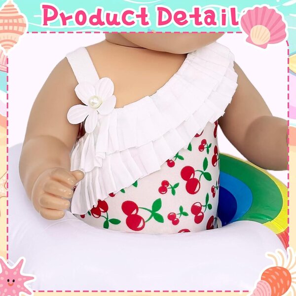 Cherry Costume da bagno per bambole 35-45,7 cm - Orizizhic
