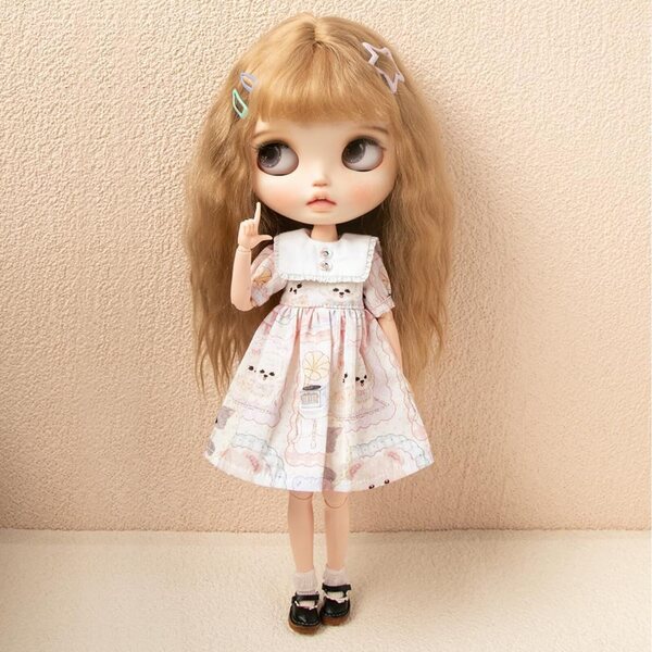 Abbigliamento moda per bambole Blyth, Ob24, Licca, Azone - solo vestiti XiDonDon