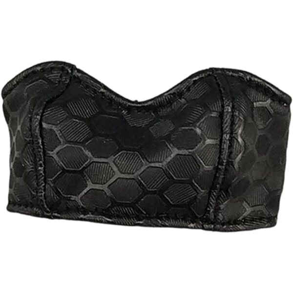 Trägerloser Bandeau-BH für 1/6 Actionfigur – weiches schwarzes Crop-Top