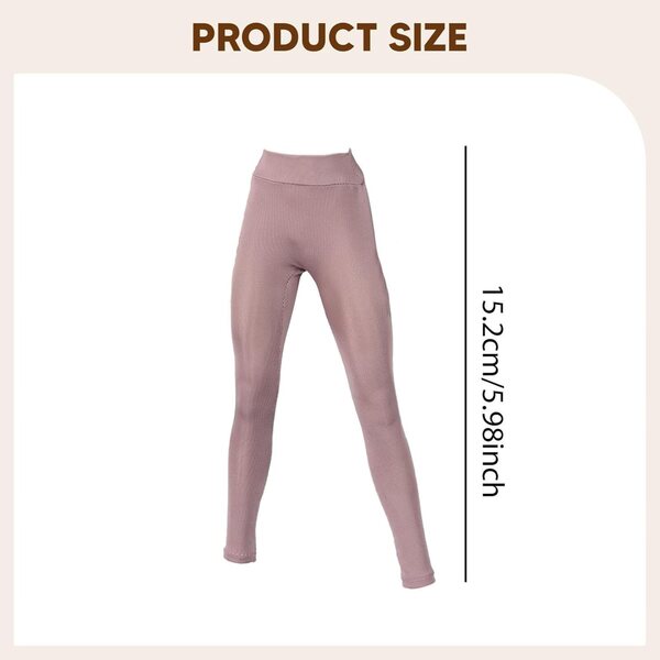 1:6 Miniaturhose für Actionfigur 12'' Lila und Pink - Jiuvaso