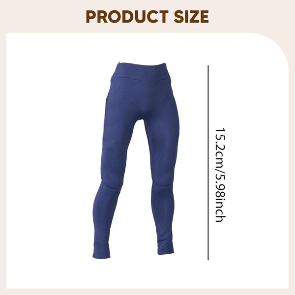 1:6 Miniatur-Sporthose für Actionfigur, 30,5 cm, dunkelblau, elastisch, KiBcsLic