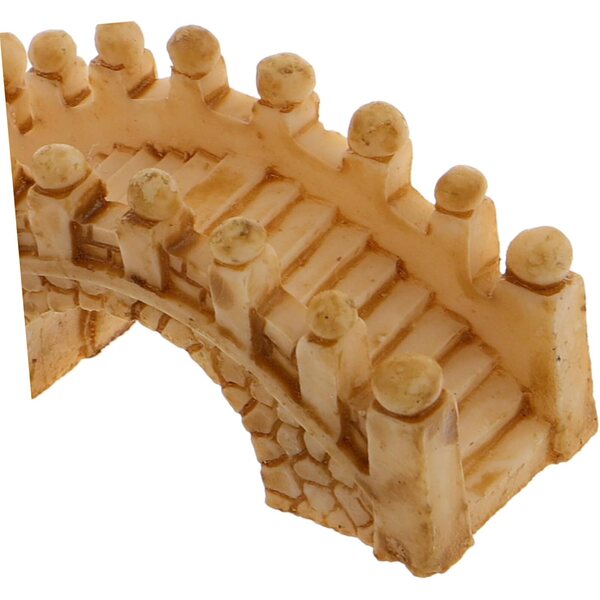 INOOMP 2pezzi Ponte Miniatura in Resina per Terrari e Micro Paesaggi Decorativi