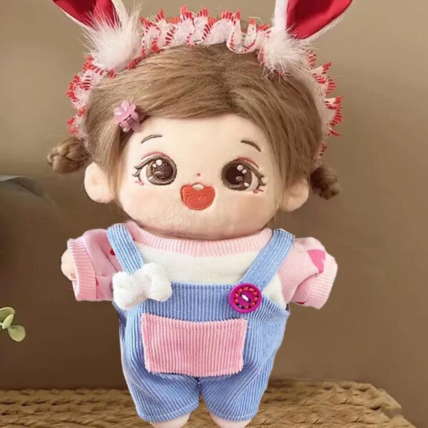 Set vestiti per bambole 20 cm con tuta e top design cartoni animati