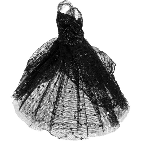 Alasum Vestito da Balletto Bambole 30 cm Gonna Tutù Nero Costume Fatto a Mano