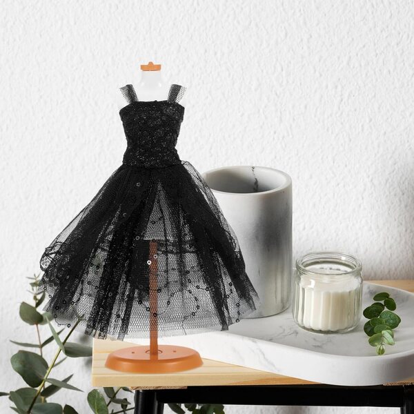 Alasum Vestito da Balletto Bambole 30 cm Gonna Tutù Nero Costume Fatto a Mano