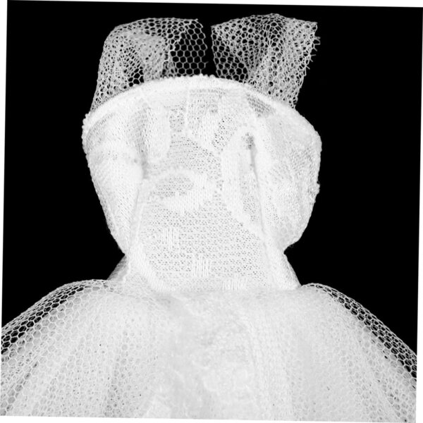 Abito da Sposa per Bambola in Tulle Bianco, Vestito Decorativo Fotografico