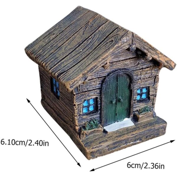 HEMOTON 2 pezzi Case in Legno Miniatura per Decorazioni Artigianali Realistiche