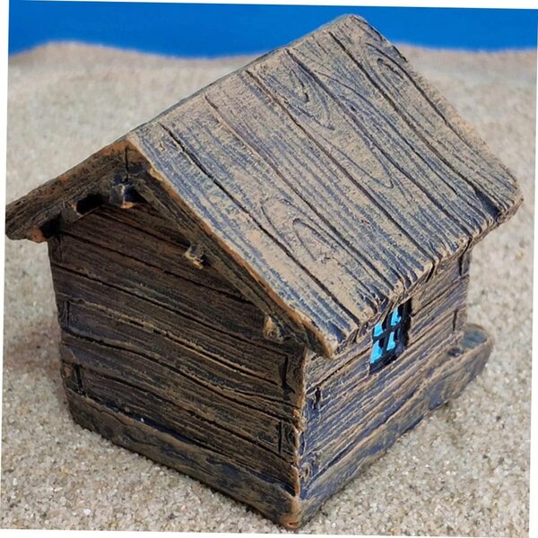 HEMOTON 2 pezzi Case in Legno Miniatura per Decorazioni Artigianali Realistiche