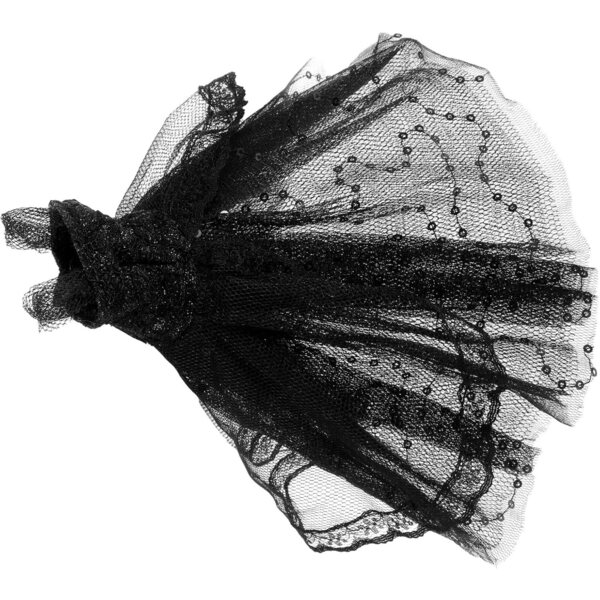 Schwarzes Tutu-Kleid für Puppen, langlebig und einfach zu tragen für Partys und Spiele