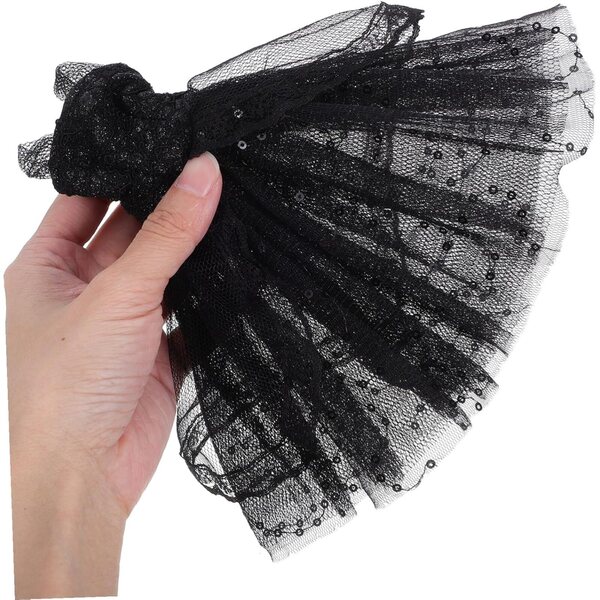 Schwarzes Tutu-Kleid für Puppen, langlebig und einfach zu tragen für Partys und Spiele