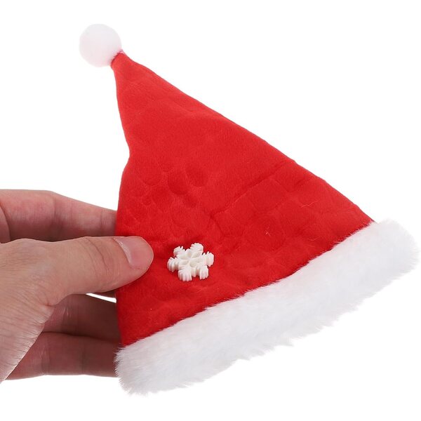 Set Abiti Natalizi per Bambole con Cappello e Pantaloni, Costume Babbo Natale Mini