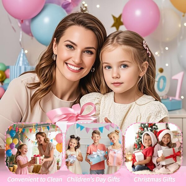 Kleidungsset für 30–45 cm große Puppen mit rosa Teddybär, Oberteil, Hose und Socken