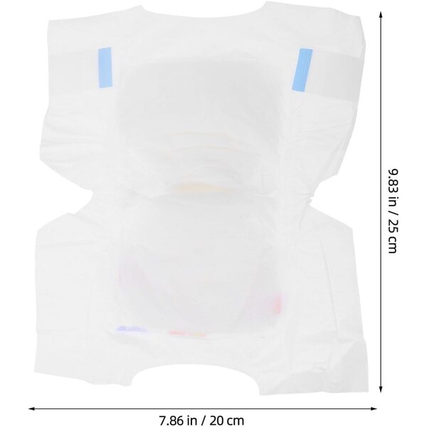 VICASKY 5 bunte weiche Windeln für 30-cm-Puppen – realistisches Zubehör
