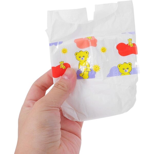 VICASKY 5 bunte weiche Windeln für 30-cm-Puppen – realistisches Zubehör