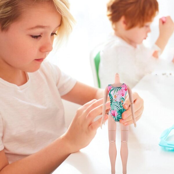 ifundom 4 set costumi da bagno per bambole - vestiti estivi miniatura colorati e riutilizzabili