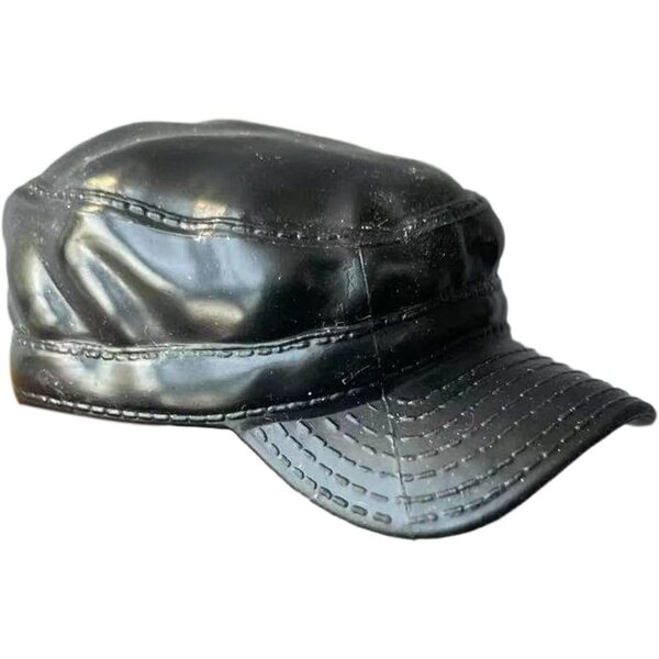 Cappello baseball nero per action figure 1/6 TISHITA gomma morbida 5,5x3 cm