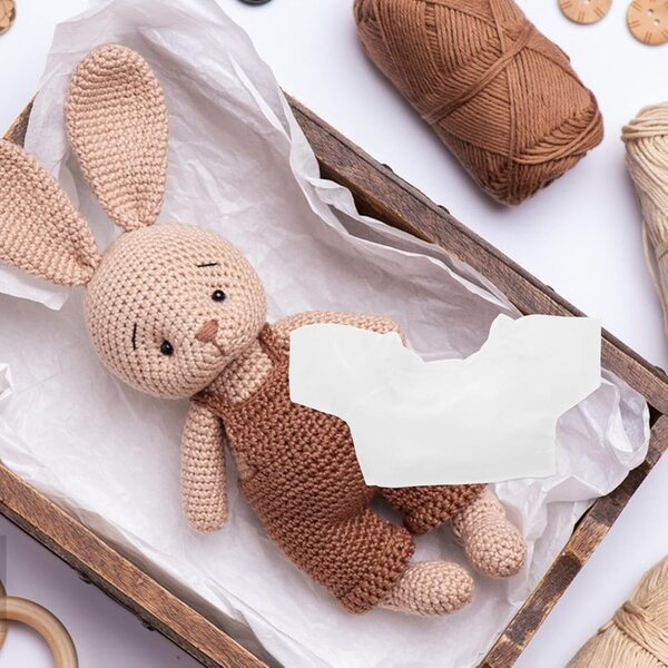 ORFOFE Set 6 Magliette Bianche per Orsetti di Peluche 13 cm, Abbigliamento Morbido e Artigianale