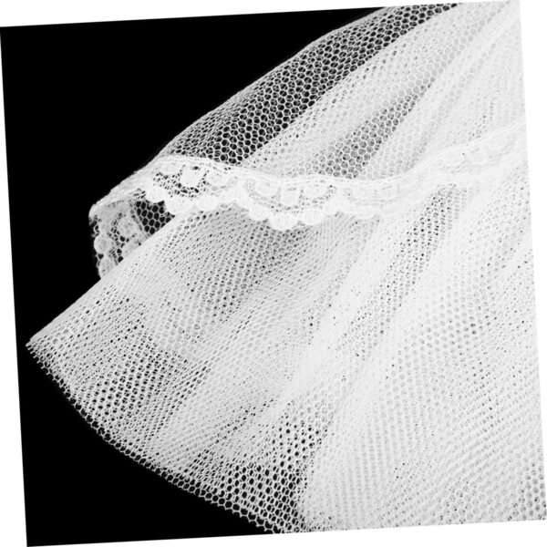 Abito da Sposa per Bambola Piccolo Bianco Elegante e Leggero in Poliestere