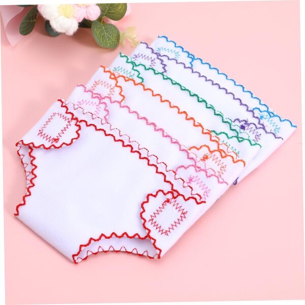 HEMOTON Pannolini Riutilizzabili per Bambole 18" - Set Accessori Colorati e Facili da Pulire