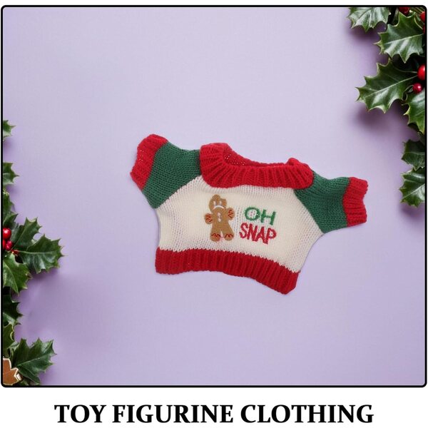 Set 5 Maglioni Natalizi in Lana per Bambole e Peluche 30 cm - Decorazioni Festive