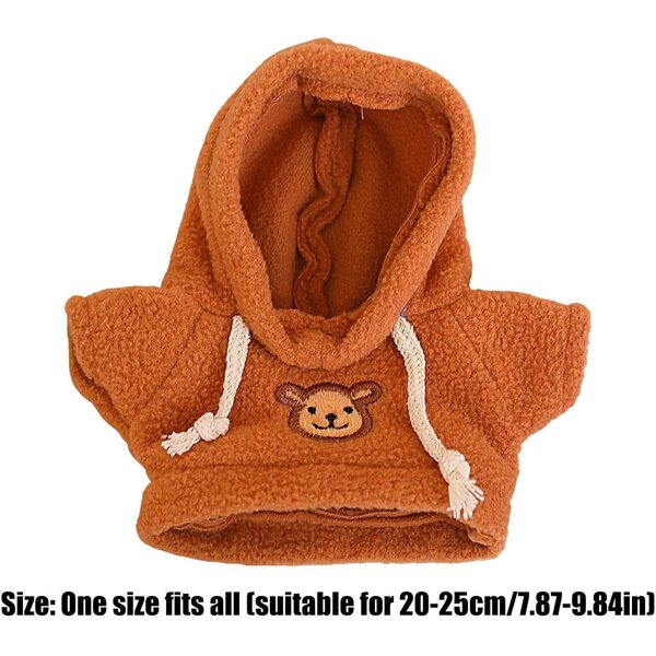 Felpa con cappuccio per bambole 7,87-9,84 pollici | Abbigliamento peluche Generisch