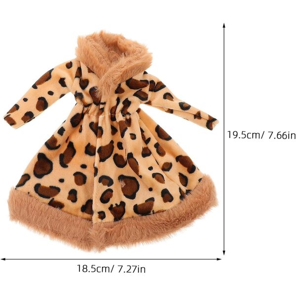 ifundom Vestito in Peluche per Bambole 30 cm - Cappotto Elegante e Riutilizzabile