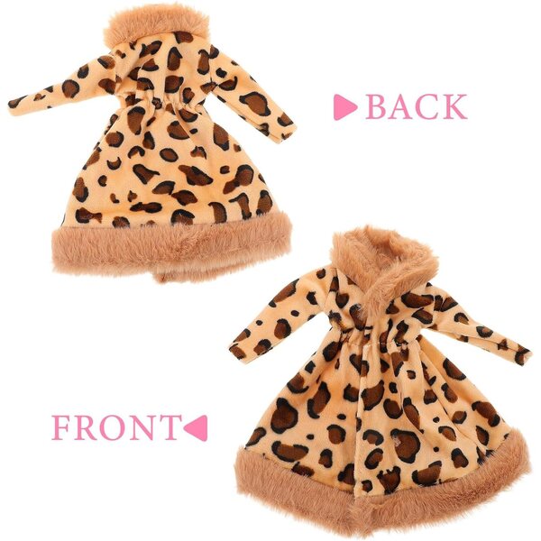 ifundom Vestito in Peluche per Bambole 30 cm - Cappotto Elegante e Riutilizzabile