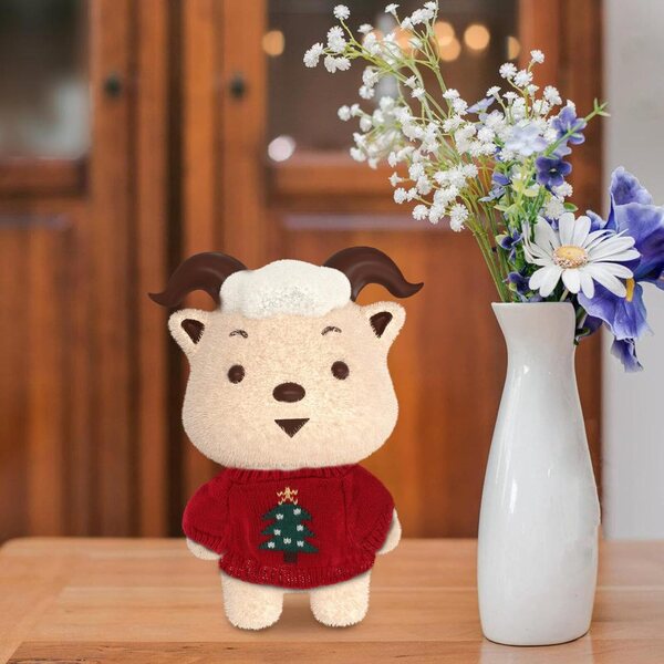 Maglione Rosso per Orso di Peluche - Vestito Fai da Te in Lana Morbida e Riutilizzabile