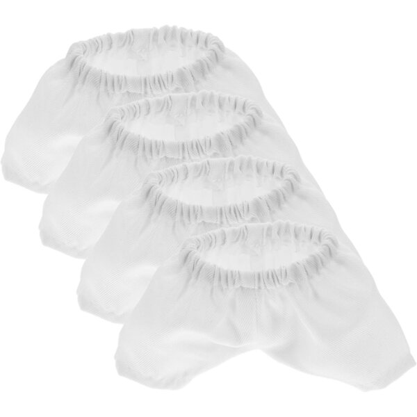 Set 4 Pannolini Riutilizzabili Bianchi per Bambole - Morbidi e Resistenti in Tessuto Peluche